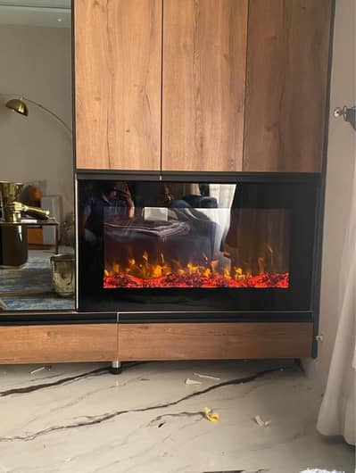 Room decoration fireplace-Electric fireplace- fire place work