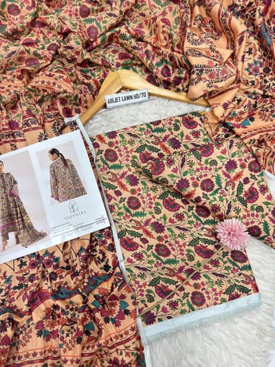 lawn 3 PC dress