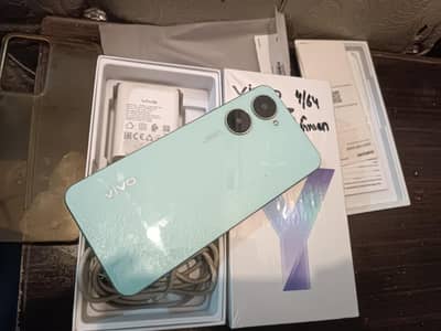 vivo y03 condition 10/10. All ok with box and charger 4/64. GB