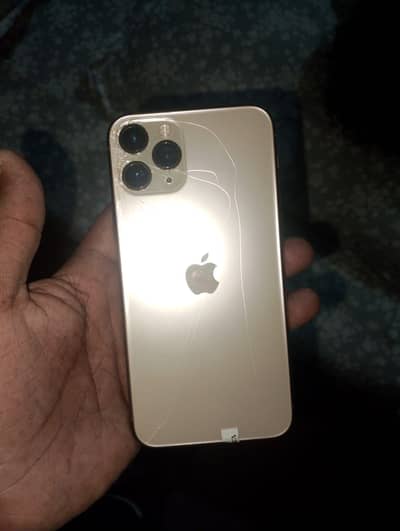 IPhone 11 Pro 256 dual pta approved gold colour battery service