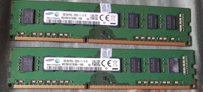 8GB Ram DDR3 Samsung Brand