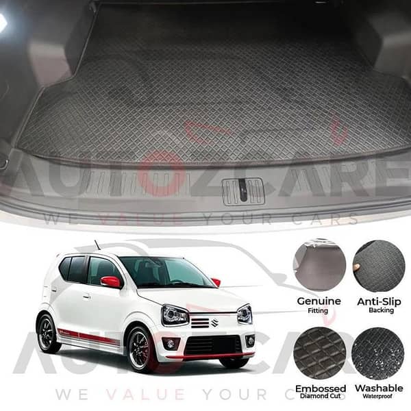 Suzuki Alto Japanese China Rexine Custom-Size Trunk Mat - Model 2014-2025