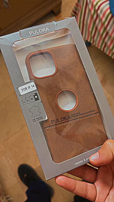 Iphone 13/14 imported leather case