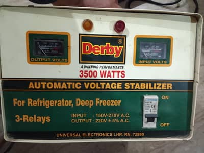 stabilizer 3500 watts  Automatic