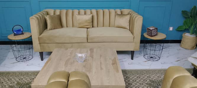 7 seater new sofa set with customize center tsble