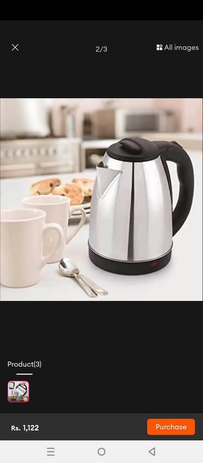 2L panasonic national electronic kettle high quality