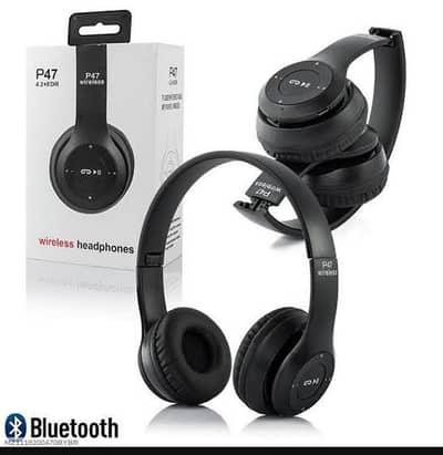 new sleek black Headphone