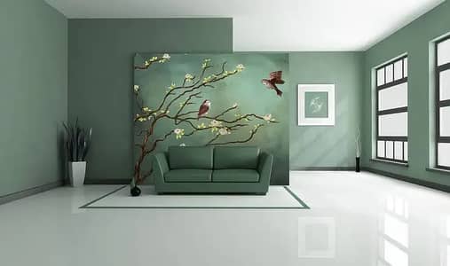 wall 3D Wallpapers - Wall pictures - Wallpaper - Wooden Flooring
