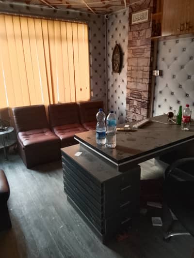 Blue area office Two rooms kitchen bath