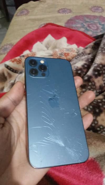 iPhone 12 Pro back break baki ok ha 128gb 79health