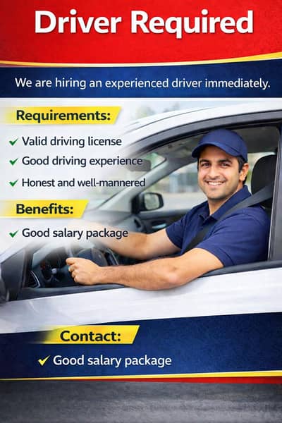 Need Professional Driver