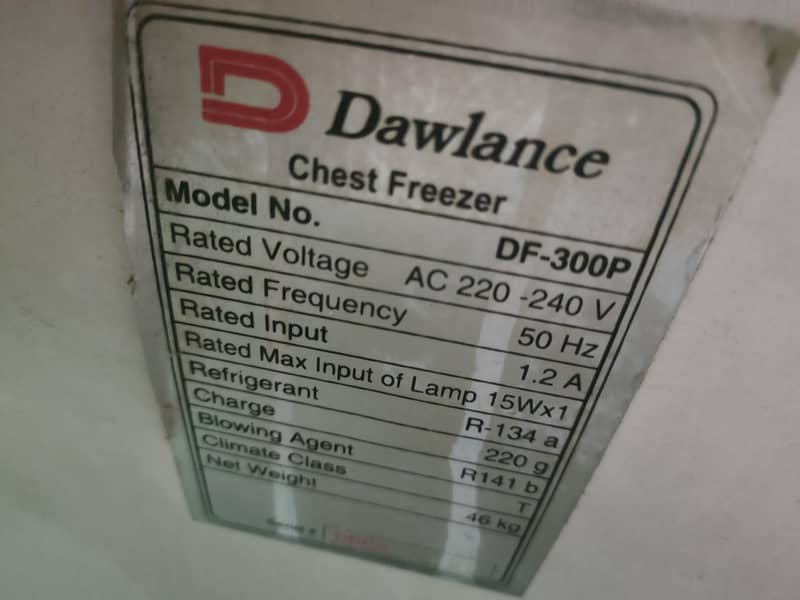 Dawnlance Deep Freezer 4