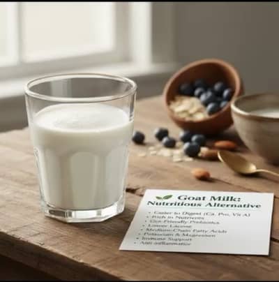 Pure Goat Milk Available