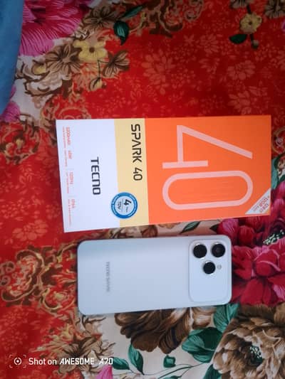 2Months used Tecno spark 40