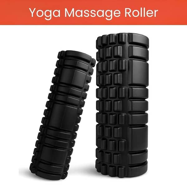 Yoga Foam Roller – Exercise & Massage Roller for Men & Women