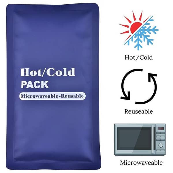 Lifecare Hot / Cold Pack – Reusable Gel Ice & Heating Pad for Pain Relief