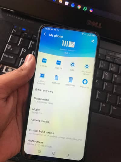 Tecno Camon 15 Pro 6GB RAM 128GB Storage – PTA Approved