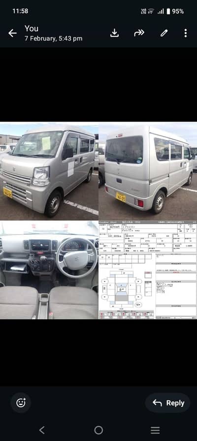 Suzuki every pa lemted remut wale cabe