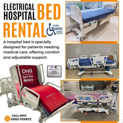 Hospital Bed On Rent,Patient Bed Medical bed rental,ICU bed on rent