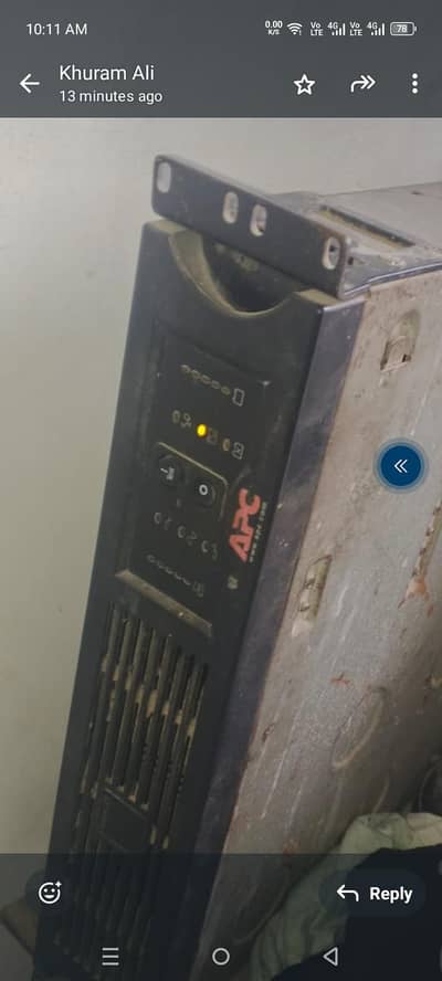 Ups APC battery wala controller 80amp