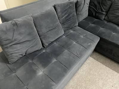 L shaped sofa