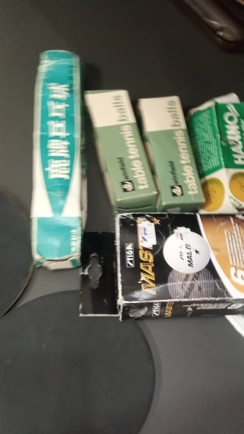 Table Tennis items. 4