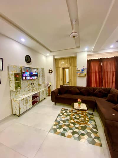 Two Beed Apartment Fully Furnish For Rent   Per Day Short Time Bahria Enclave