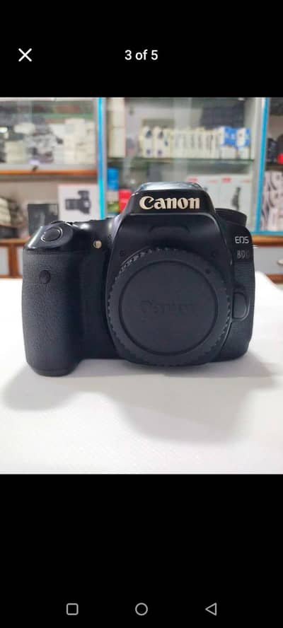 DSLR camera 80D for sale Two battery two lens