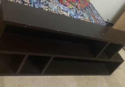 Option 1: Wooden TV Console / Media Unit – Black – Good Condition