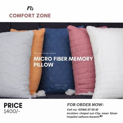 Luxury Microfiber Ortho Pillows