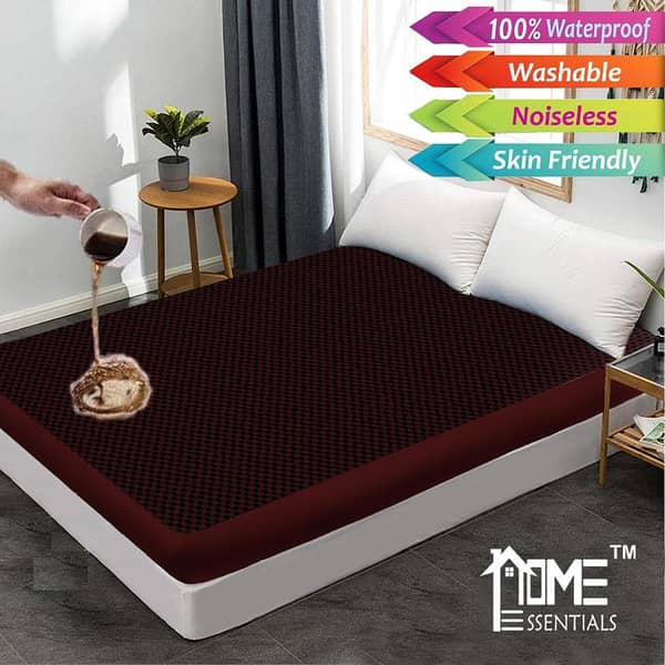 Waterproof Mattress Cover/Protector by Home Essential for King, Queen & Single Mattresses