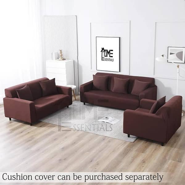 Stretchable Cotton Jersey Sofa Cover for 5-Seater (3+1+1) – Standard Size, High Quality