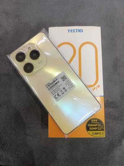 Tecno Spark 20 pro 8/256 complete box