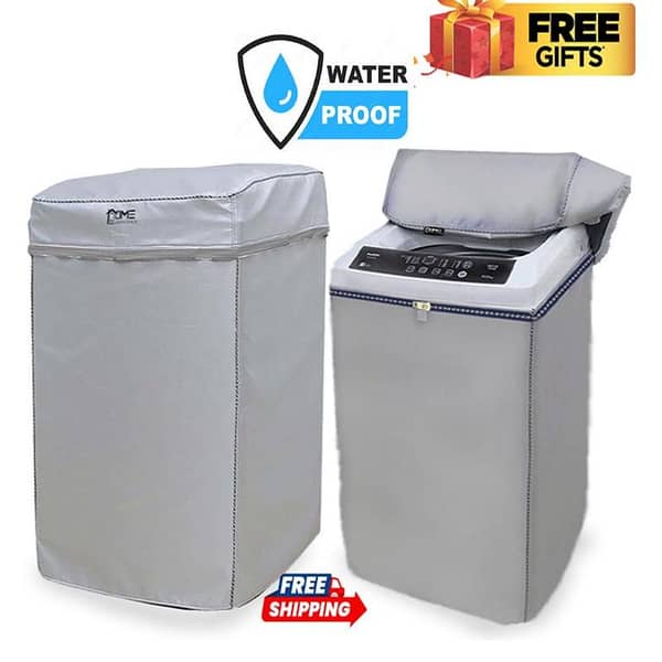100% Waterproof Washing Machine Cover for All Sizes and Models – Durable Protection for Washer and Dryer