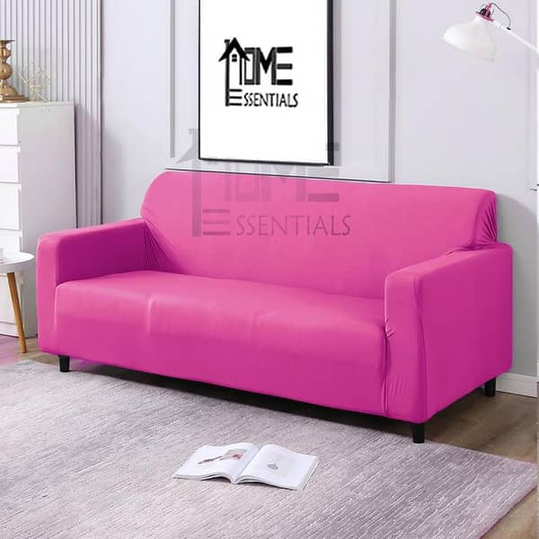Home Essentials Stretchable Jersey Sofa Cover for 3-Seater to 8-Seater L-Shape Sofas
