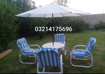 OUTDOOR GARDEN UPVC RATTAN FURNITURE SOFA SET CHAIRS TABLE UMBRELLA