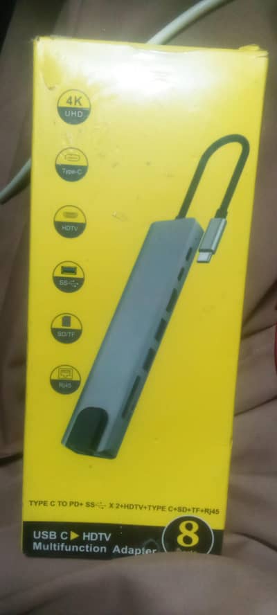 Adapter 8 Ports Use In PC And Laptop For Sale