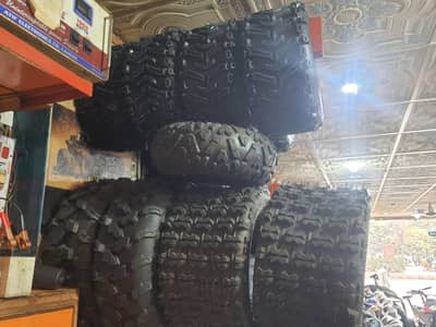 Atv Quad 4 Wheels Tyre All size available delivery all Pakistan