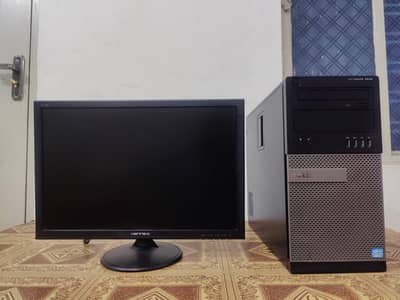 Core I5 4th gen with 20 inch monitor and all accessories