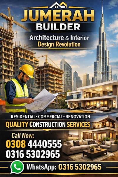 Professional Construction, Architecture & Interior Design Services