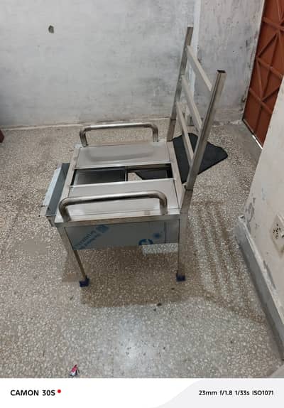 Brand new steel bath room chair