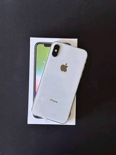Iphone x 256gb with complete box whatsapp number 03230981082