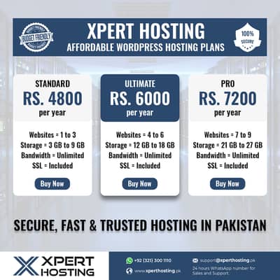 Affodable Hosting Plans | Secure, Fast & Trusted Hosting in Pakistan