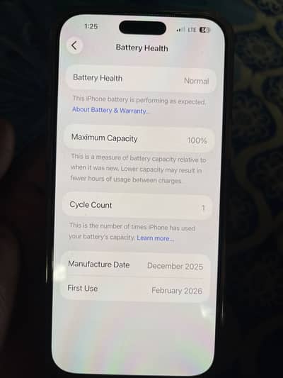 Iphone 17 pro max pta approved single+esim 10/10 100%batteryhealth