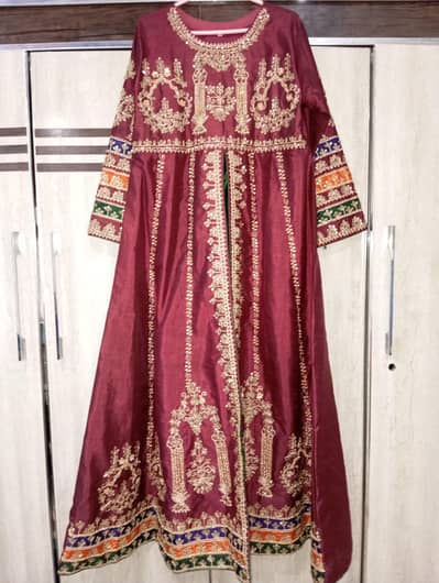 Original Raw Silk Gown Large