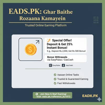 Online Part Time Work - Daily Earning with Special Bonus