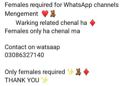 Watsaap chenal Adminship mengement