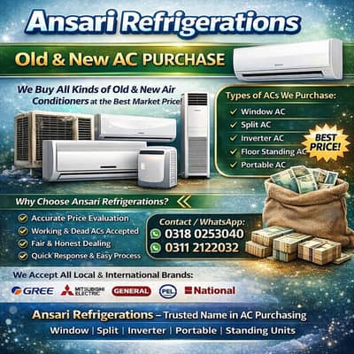 Ac/Sale AC/Haier Ac/Split Ac/Gree Inverter ac/Orient Ac/Window Ac