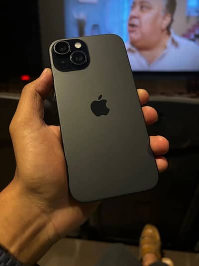 Iphone 15 black with box and cable , 128gb jv waterpack iphone