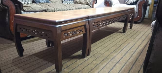 Wood 3 piece Center Table